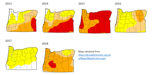 fun drought map chart