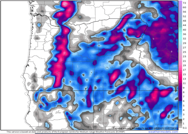 mountain snow mid April